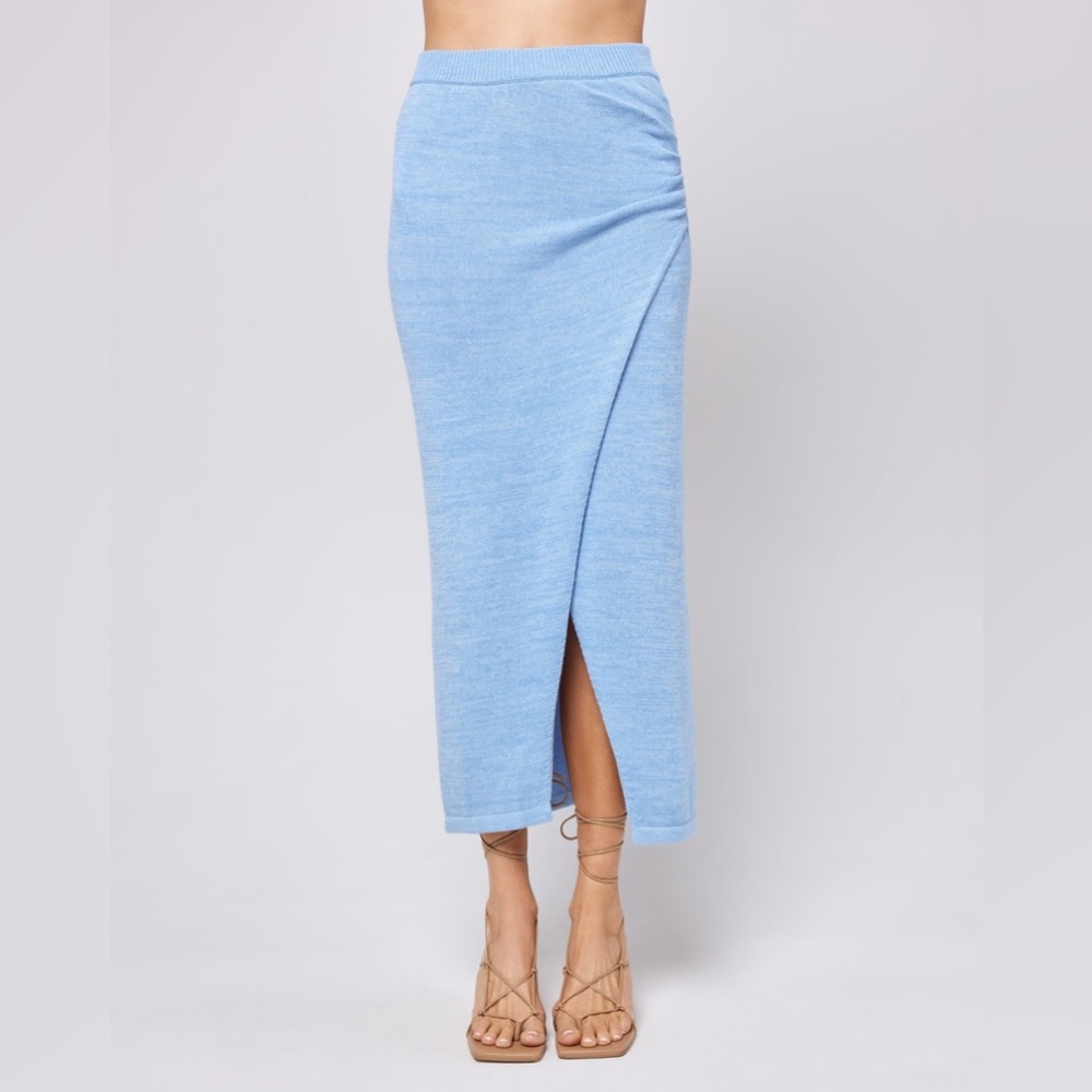 L Space Siren Skirt Light Blue Size Small NWT - Picture 3 of 5